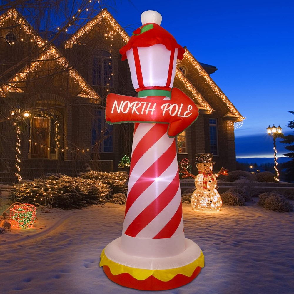 Juegoal 6 FT Christmas Inflatables Outdoor Decorations, Inflatable Xmas Light...