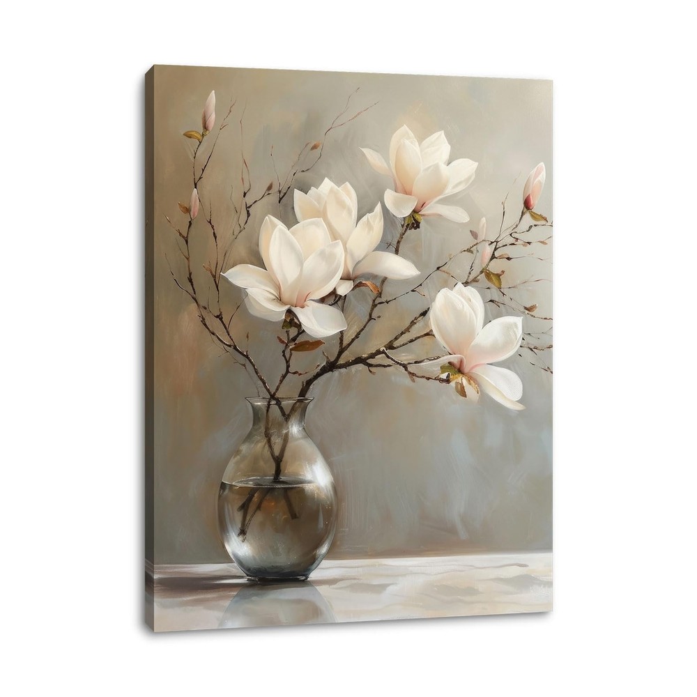 daktenn Floral Canvas Wall Art Bathroom 16