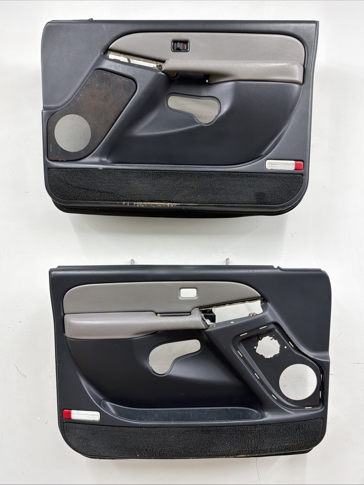 99-02 Chevy Tahoe Silverado GMC Yukon Sierra Power Door Panel Set OEM Graphite