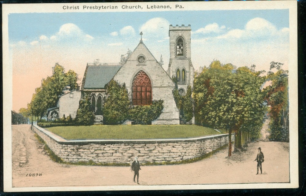 Christ Presbyterian Church Lebanon Pennsylvania PA Postcard