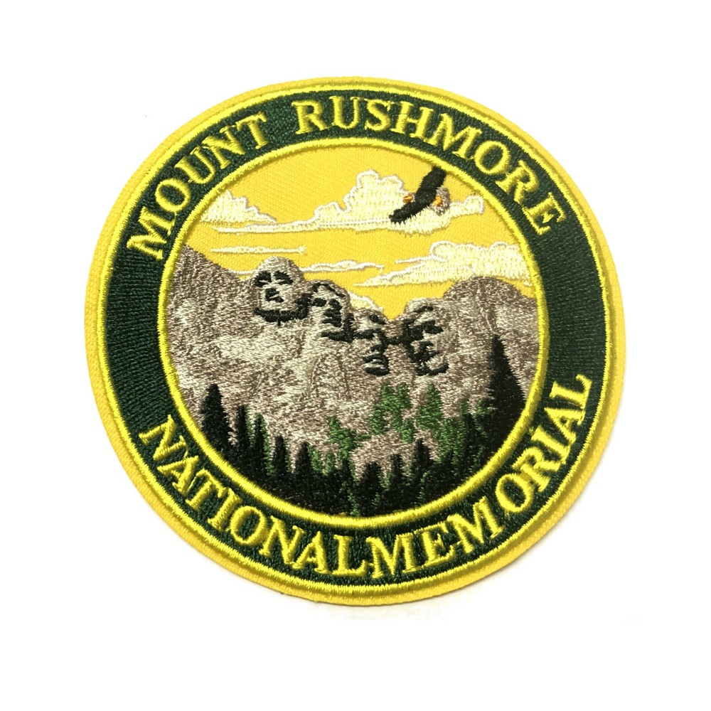 MT. Rushmore National Monument Patch Embroidered Iron-On Applique Souvenir Gift