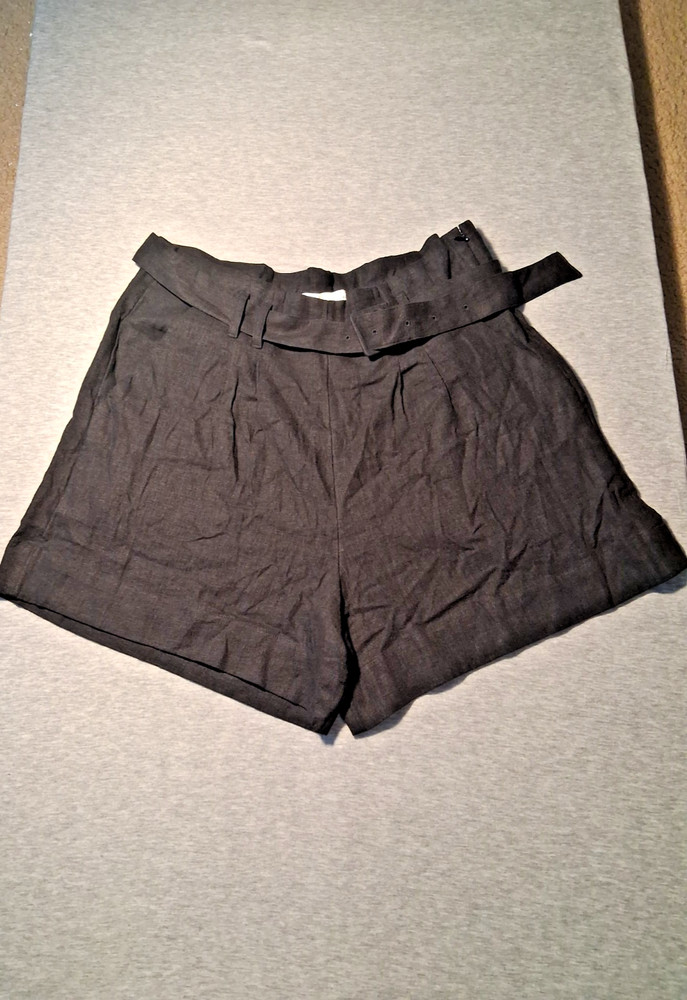 Abercrombie & Fitch Women's XL Black High - Waist Shorts - Belted, Flowy, NWT