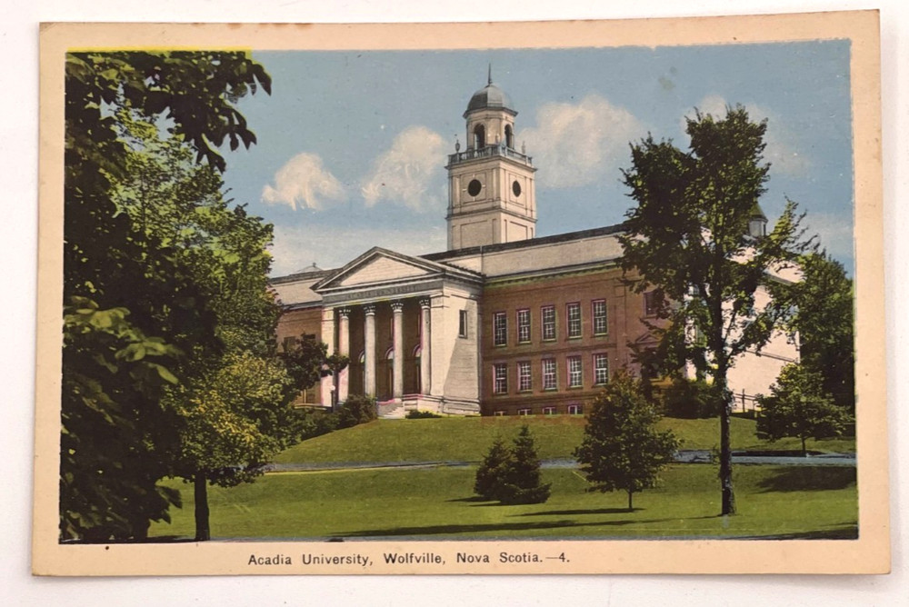 Acadia University Wolfville Nova Scotia PECO Postcard Canada-image