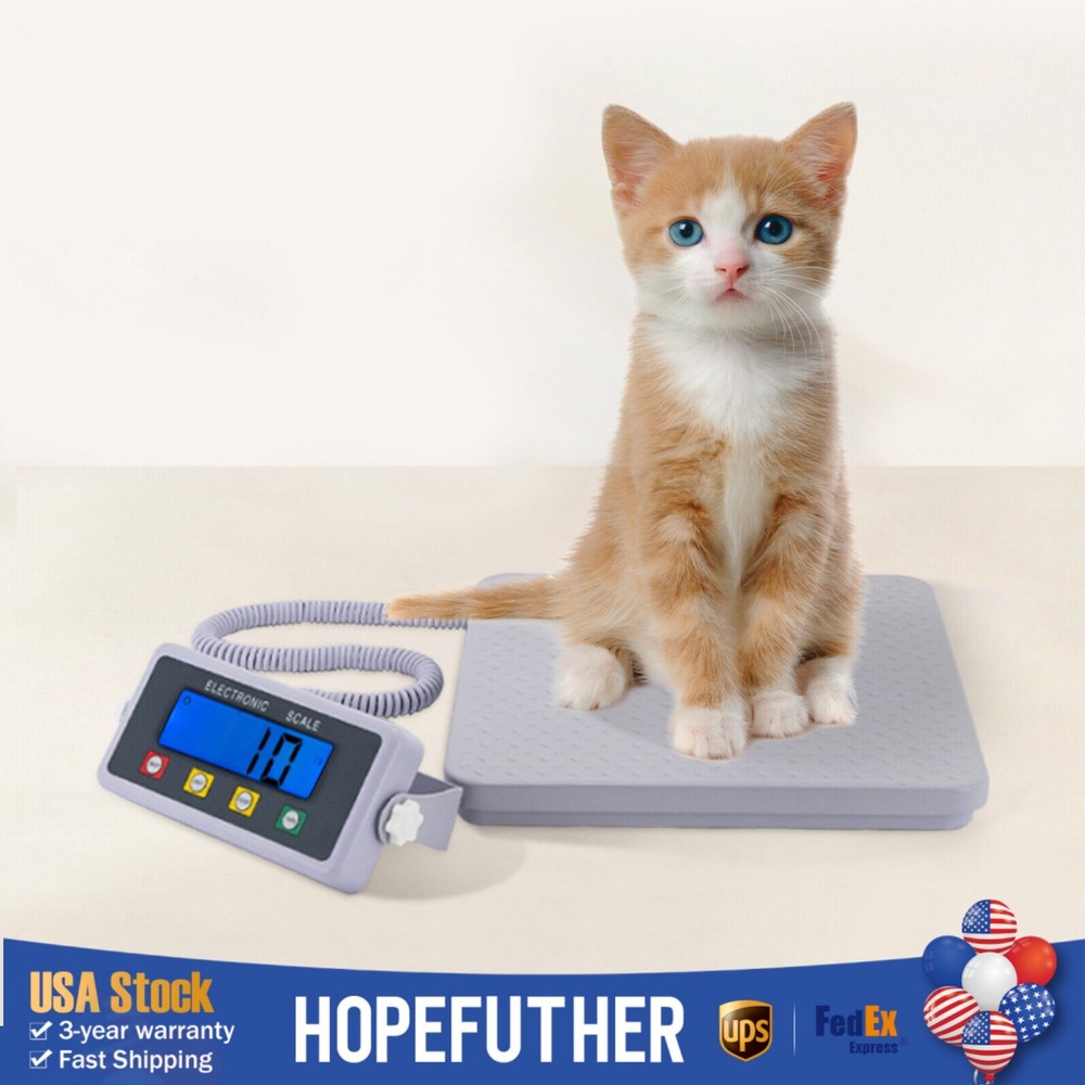Medical Grade Floor Scale Digital LCD Display Slimline Scale Pet Weight Scale