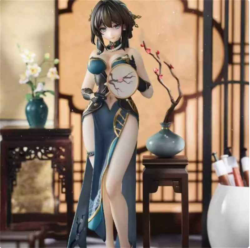 Anime Honkai: Star Rail Ruan Mei Cheongsam Circular Fan Ver Figure 1/6 Statue