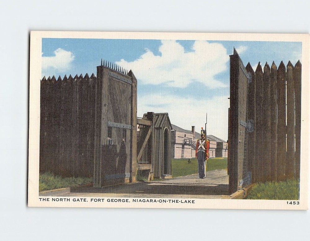Postcard North Gate of Fort George Niagara-on-the-Lake Ontario Canada