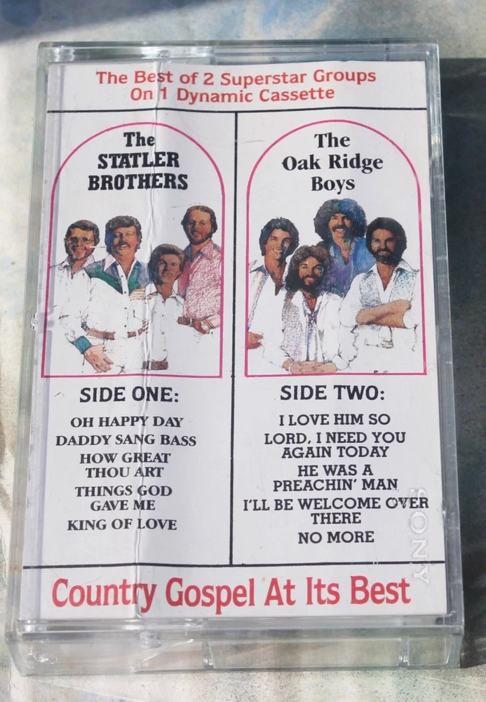Statler Brothers Oak Ridge Boys 1984 Country Gospel at Its Best Cassette Tape