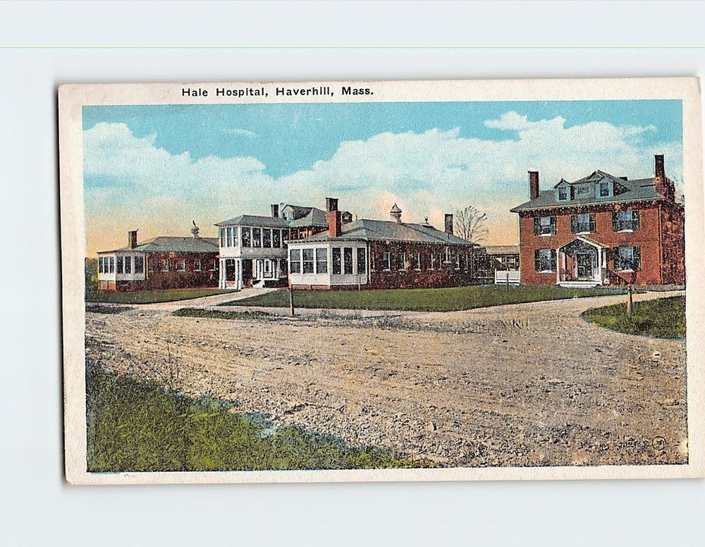Postcard Hale Hospital Haverhill Massachusetts USA
