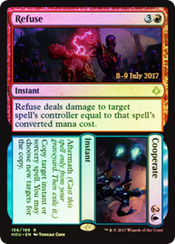 Pre-Release Promos - Refuse // Cooperate - Foil - Prerelease Promo