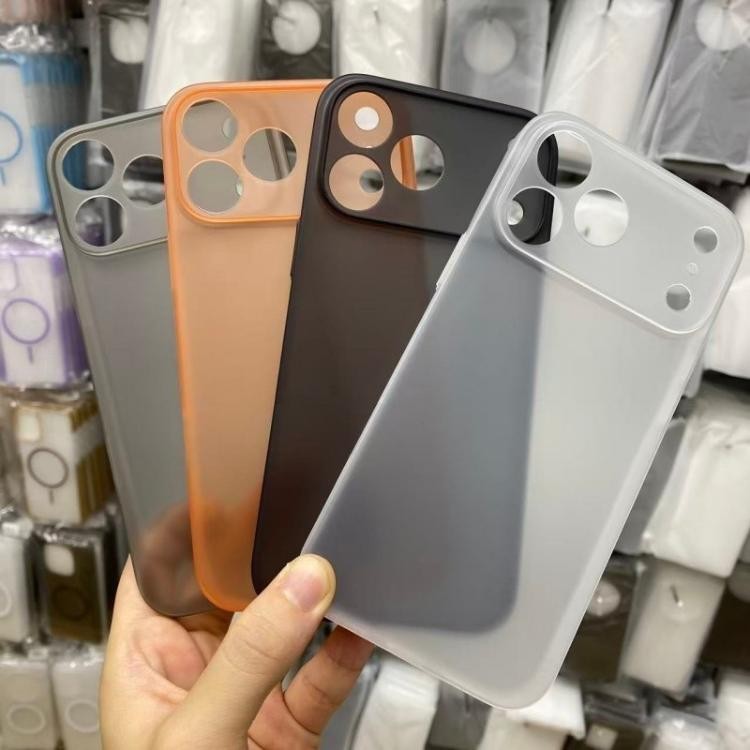 Matte Frosted Clear PP Back Case For iPhone 17 Pro Max / 17 Air / 17 Ultra Slim