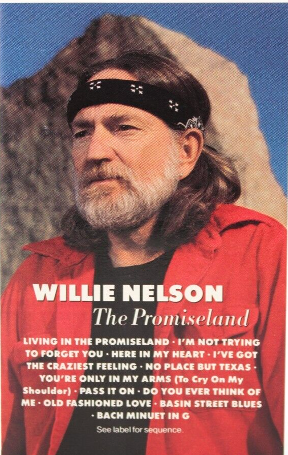 Willie Nelson - The Promiseland Cassette Tape Outlaw Country 1986 CBS Tested