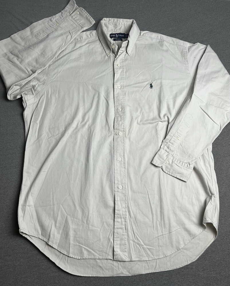 Polo Ralph Lauren Shirt Men's Size L Classic Fit Long Sleeve Button up