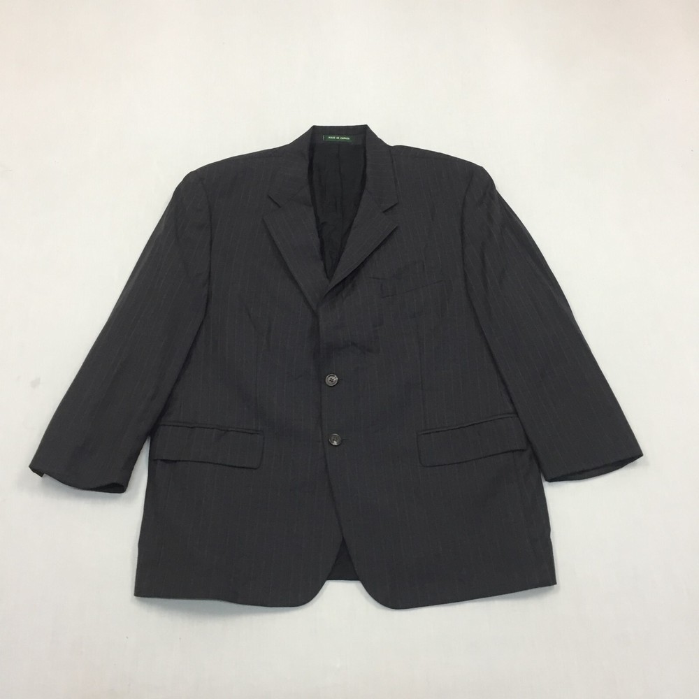 Chaqueta Blazer Lauren Ralph Lauren Para Hombre 44In Traje Chaqueta 2 Botones Lana Gris