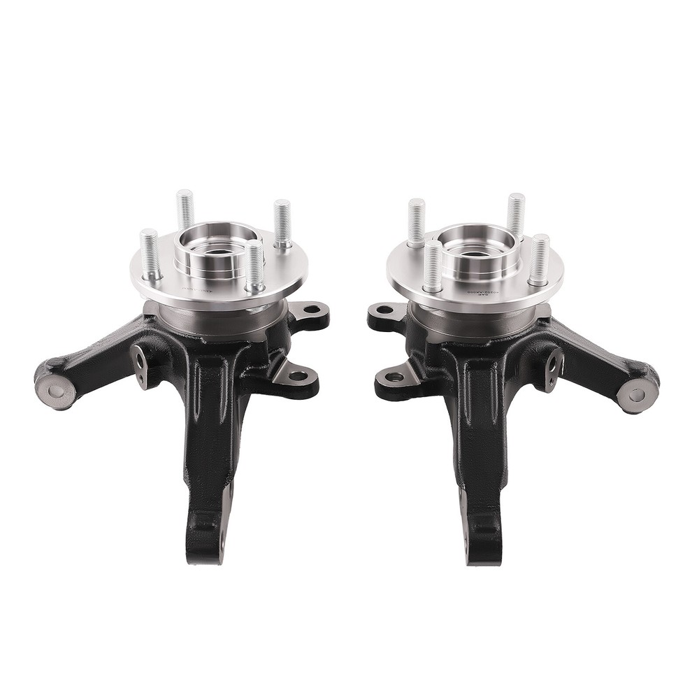 Pair Front LH RH Wheel Bearing Hub Knuckle Assembly For Nissan Versa 1.6L 13-19