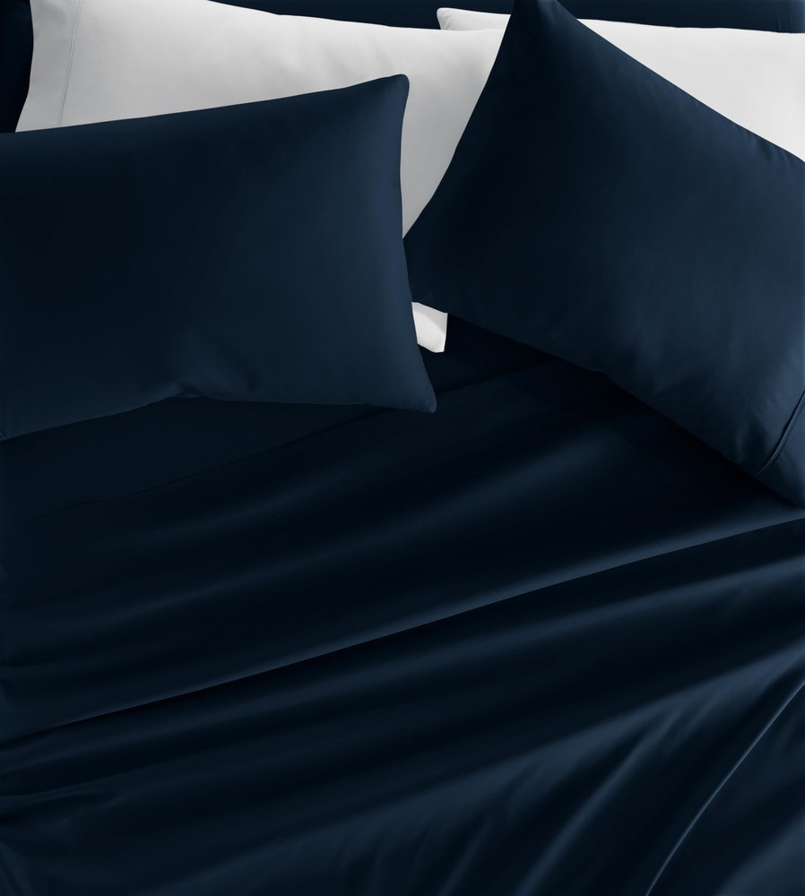 Soft Double-Brushed Microfiber Queen Sheet Set 4-Piece Oeko-TEX Certified