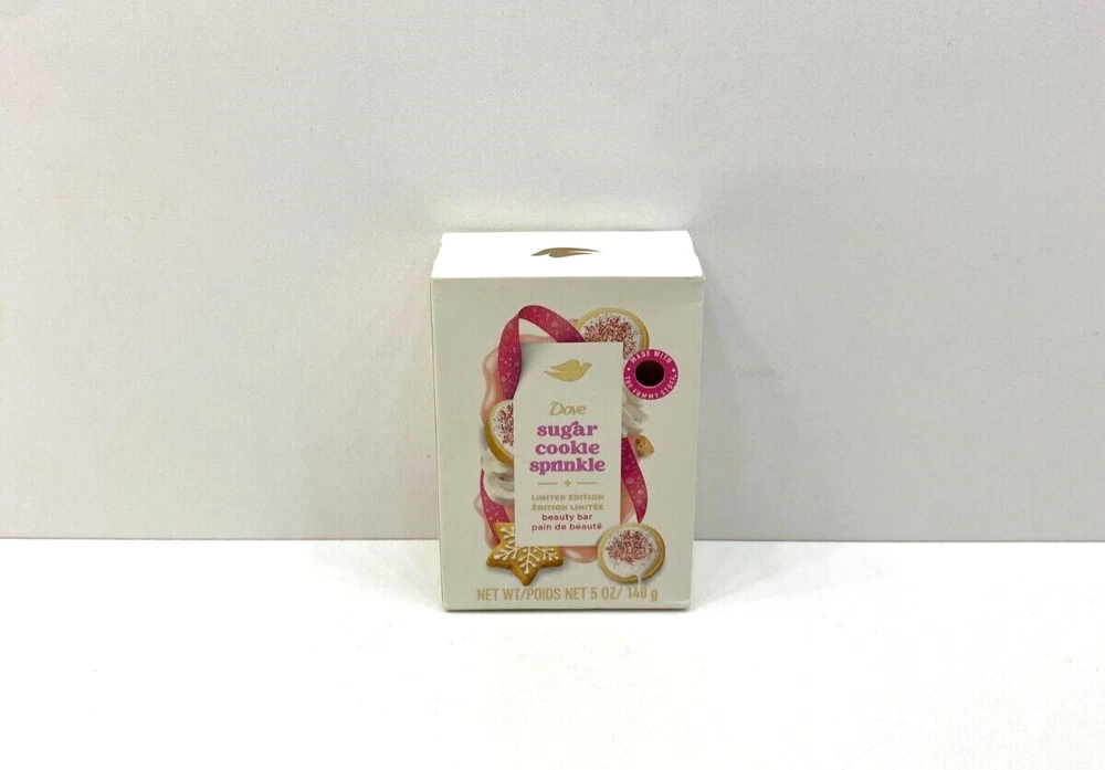 Dove Holiday Sugar Cookie Sprinkle Bar Soap 3 Pack 5 Oz  