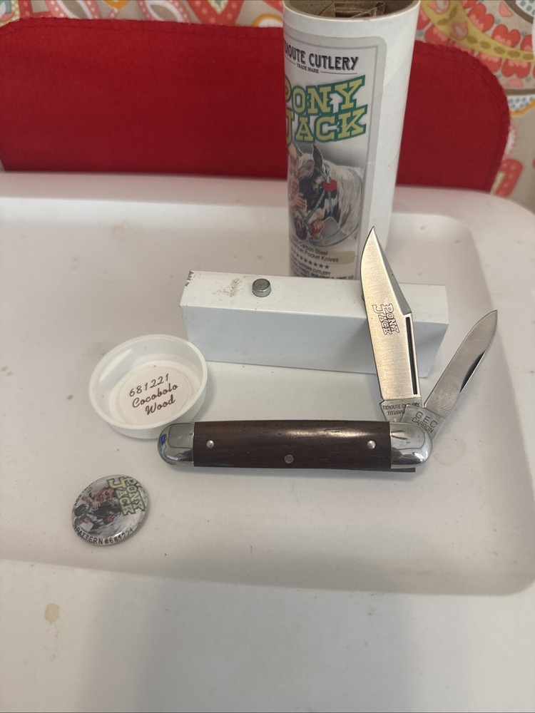 Great Eastern GEC Tidioute Cocobolo Wood Pony Jack Pocket Knife Nit 681221