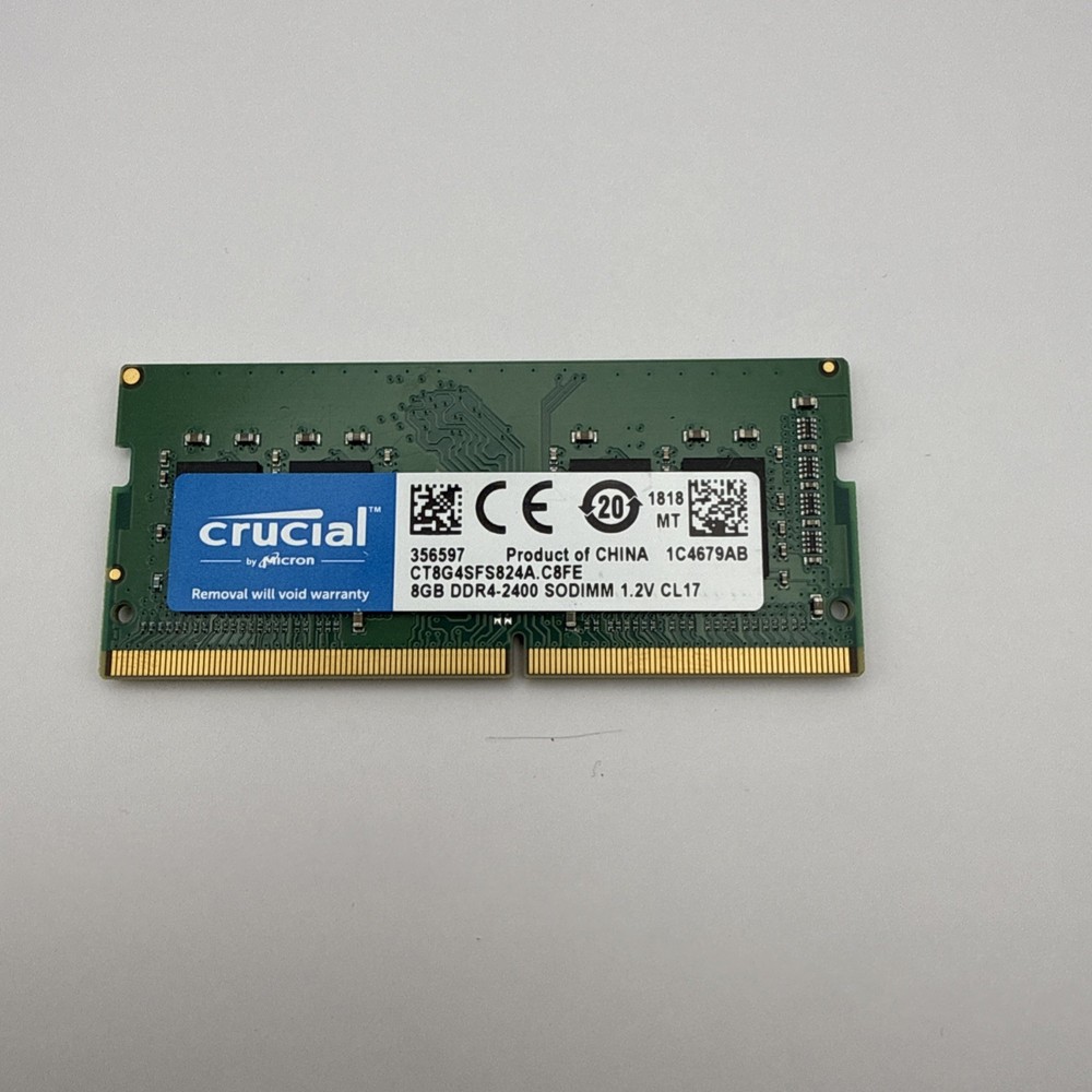 Crucial 8GB DDR4-2400 SODIMM Laptop Memory CT8G4SFD824A.C16FBD2 RAM