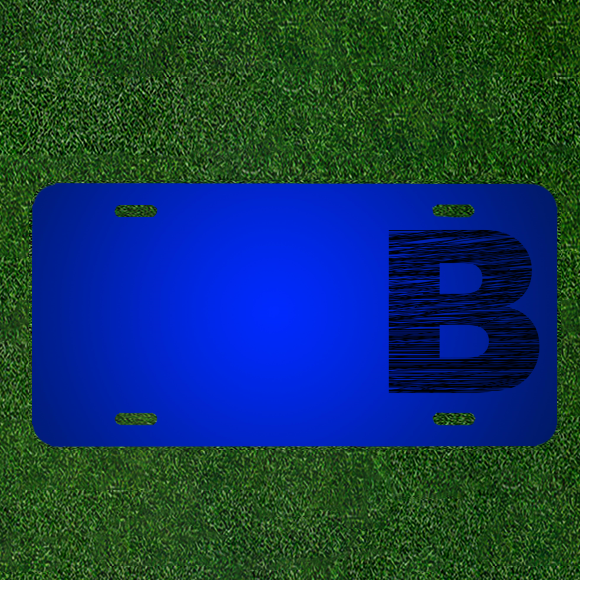 Custom Personalized License Plate With Add Names To Alphabet Letters Word