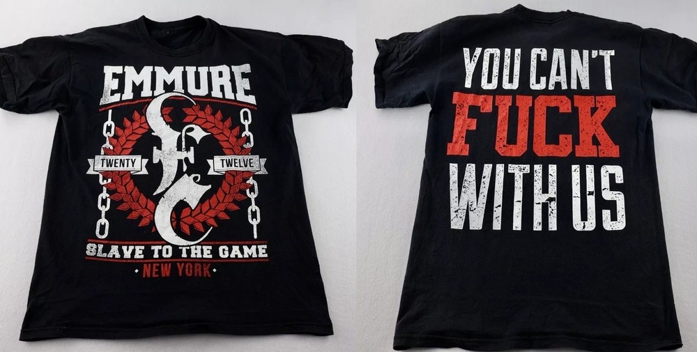 Emmure Shirt Metal Band Double Sided Black All Size T-Shirt  BL1867