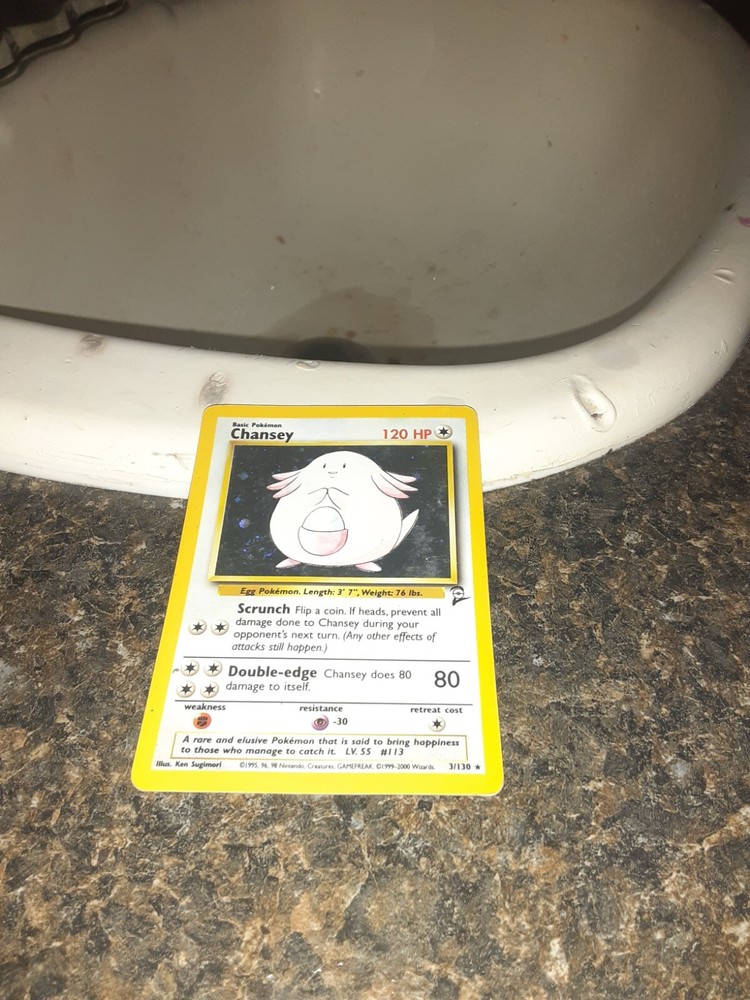 Chansey 003/130 Base Set 2 Holo