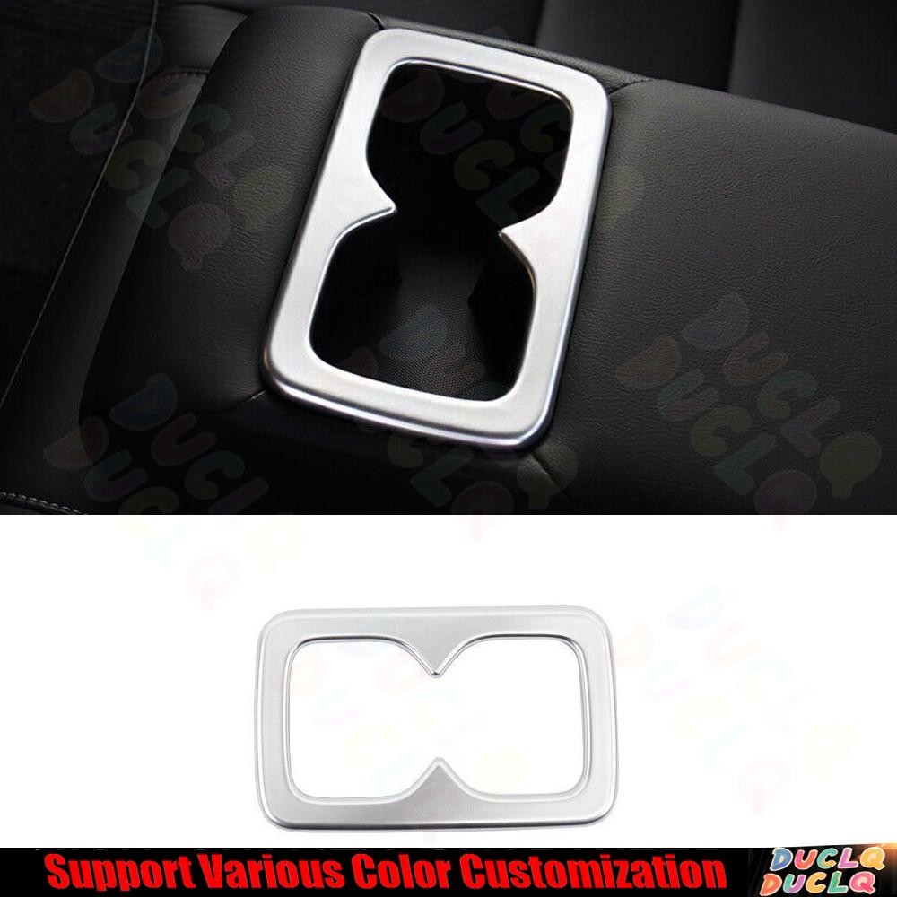 Rear Water Cup Decorative Frame Trim 1PCS For Nissan Sentra 2020-24 Matte Silver