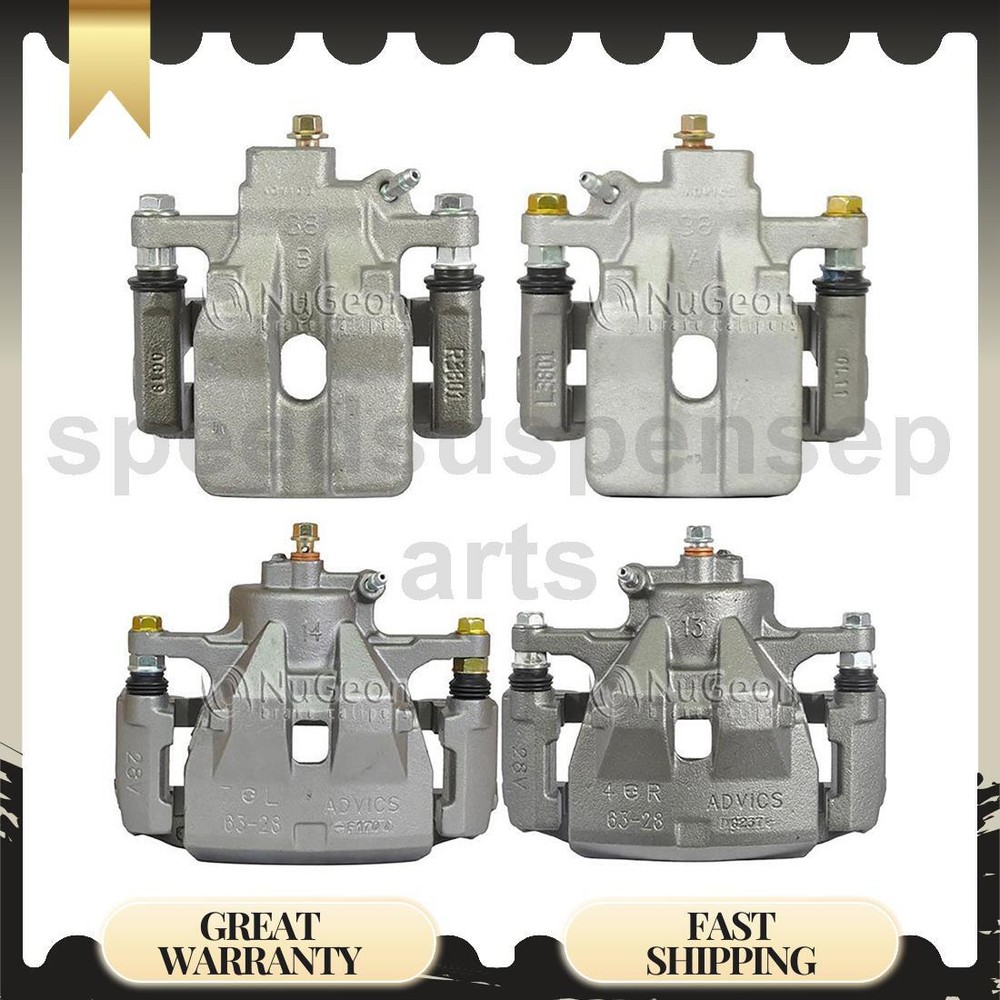 Front & Rear Brake Calipers for 2007-2008 Toyota Camry