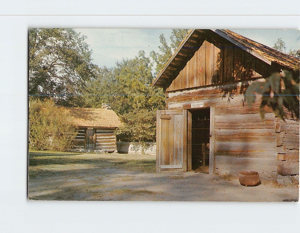 Postcard General Sam Houston's Law Office & Kitchen Huntsville Texas USA