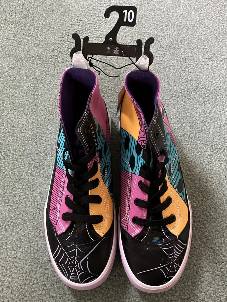 NEW Disney The Nightmare Before Christmas Sneakers Womens High Top Shoes Sz 10