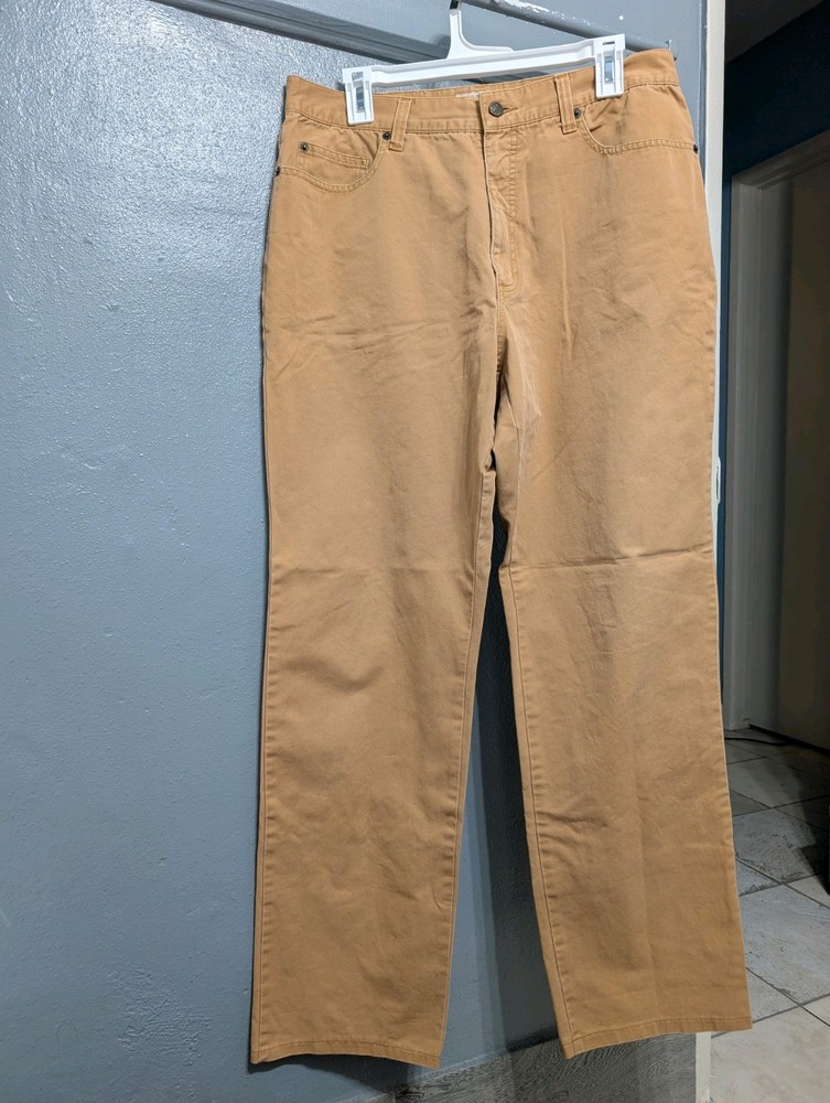 Vintage Lee Riders LEE Brown Straight Pants 33 x 34 Mens Vtg