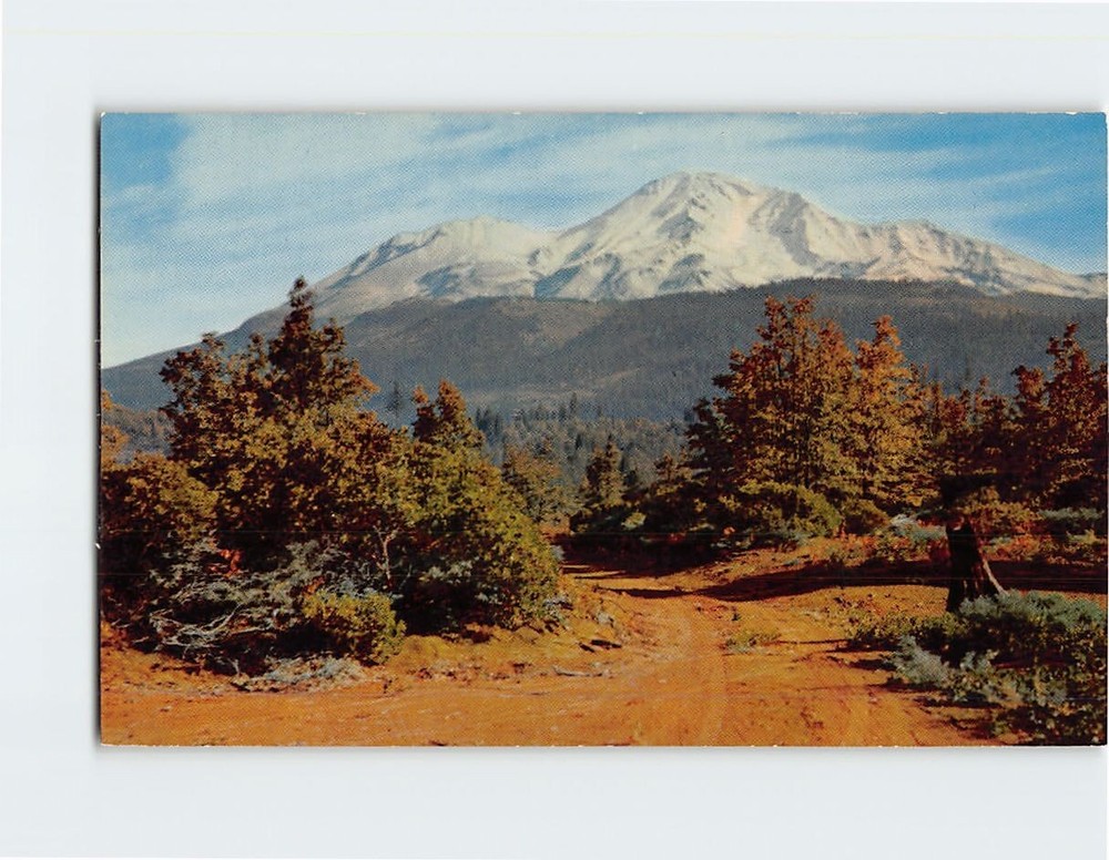 Postcard Mount Shasta California USA