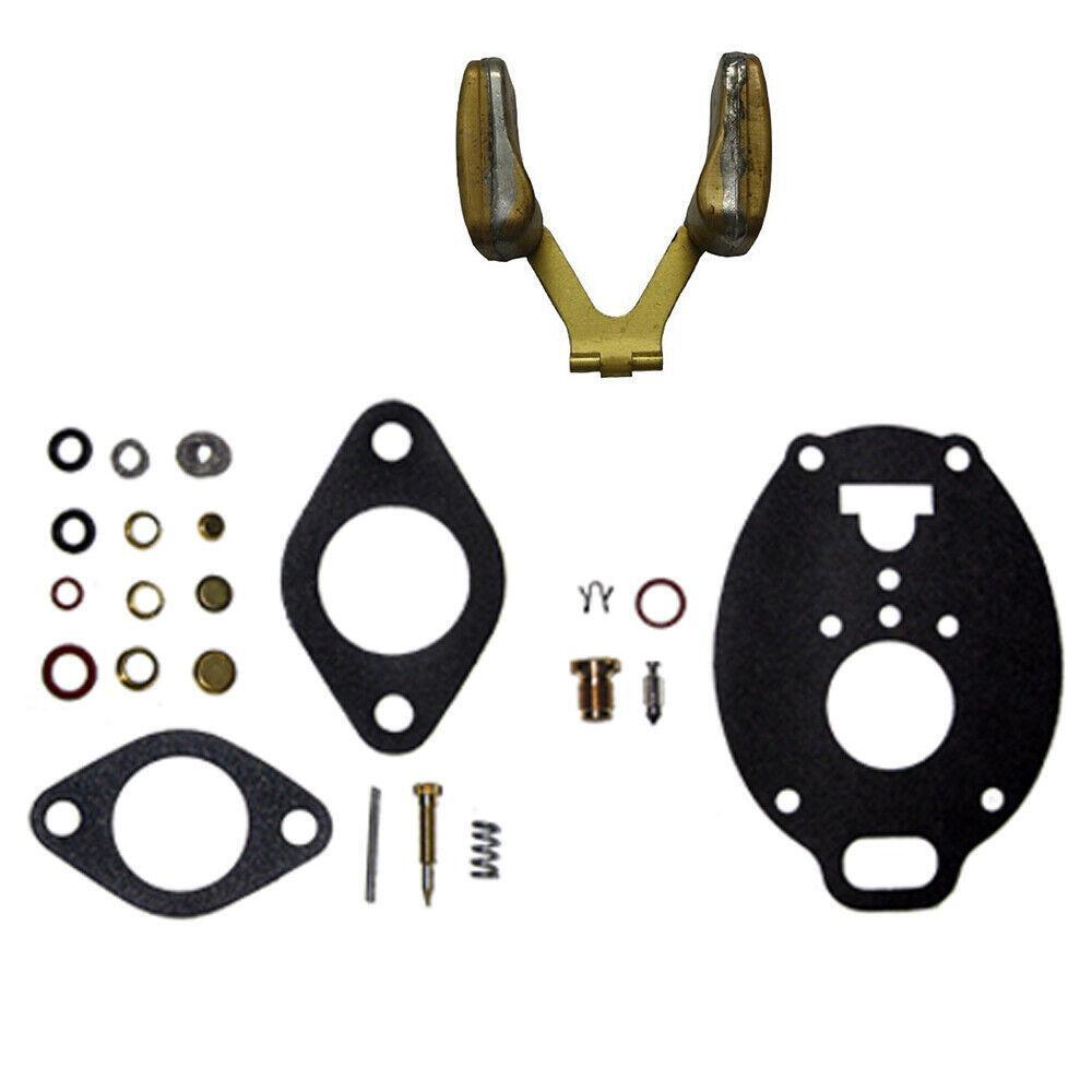 Carburetor Repair Kit with Float for TSX241 TSX33 Tractor Models