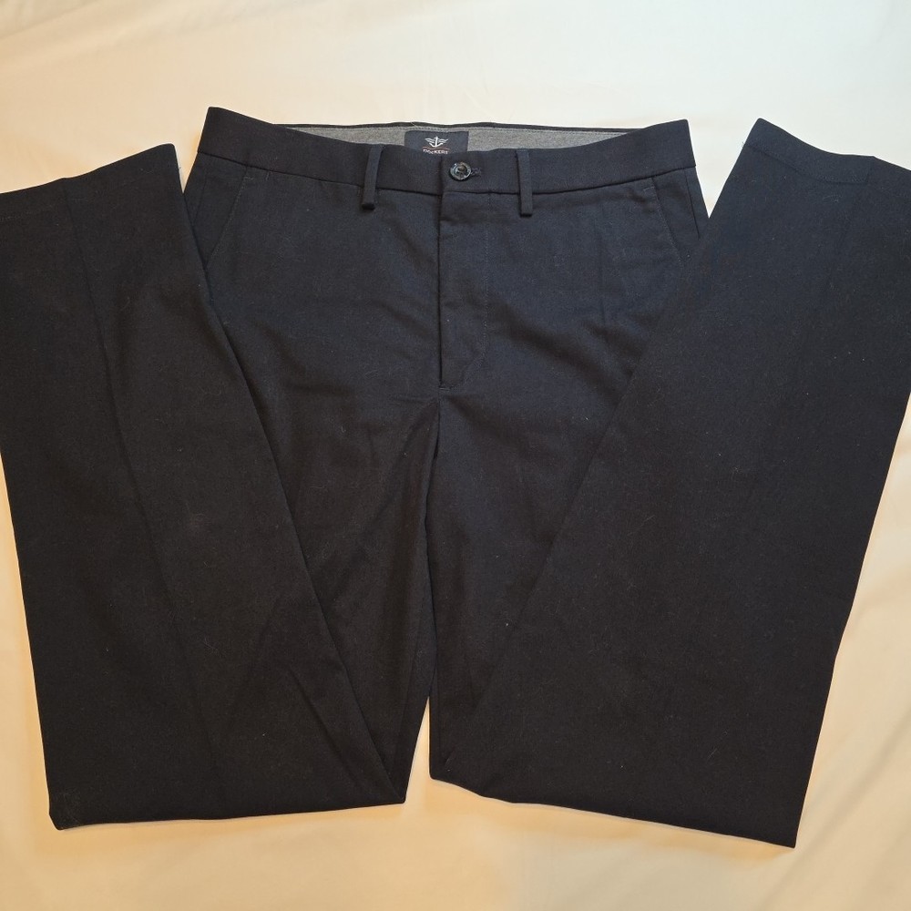 Dockers Men's Slim Fit 31 X 32  Comfort Waistband  Chino Pants Dark Blue