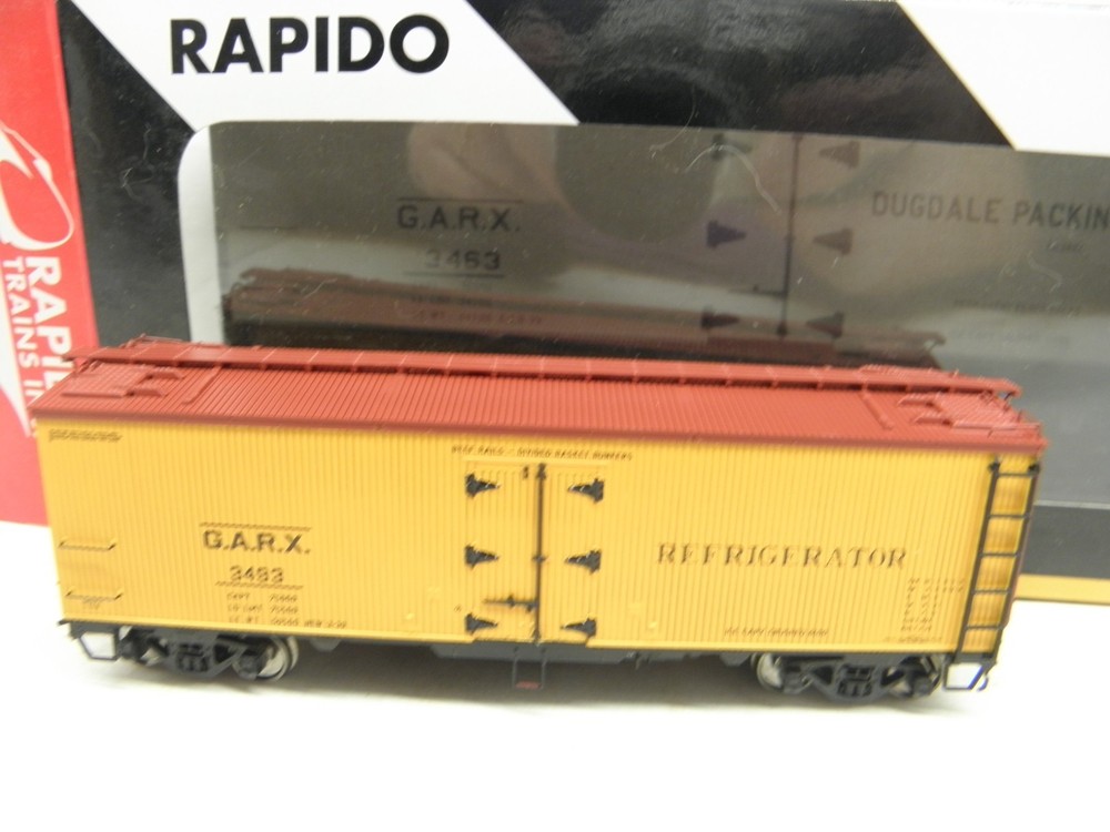 Rapido Garx 37' Meat Reefer - Garx Refrigator #3493 -Ho Scale Factory Car