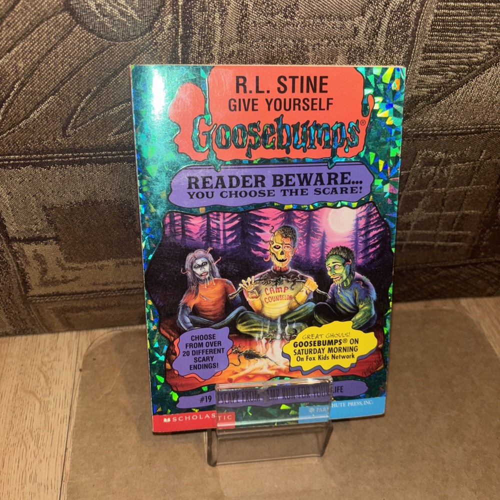 Goosebumps Give Yourself #19 Escape From Camp Run for Your Life 1st R. L. Stine