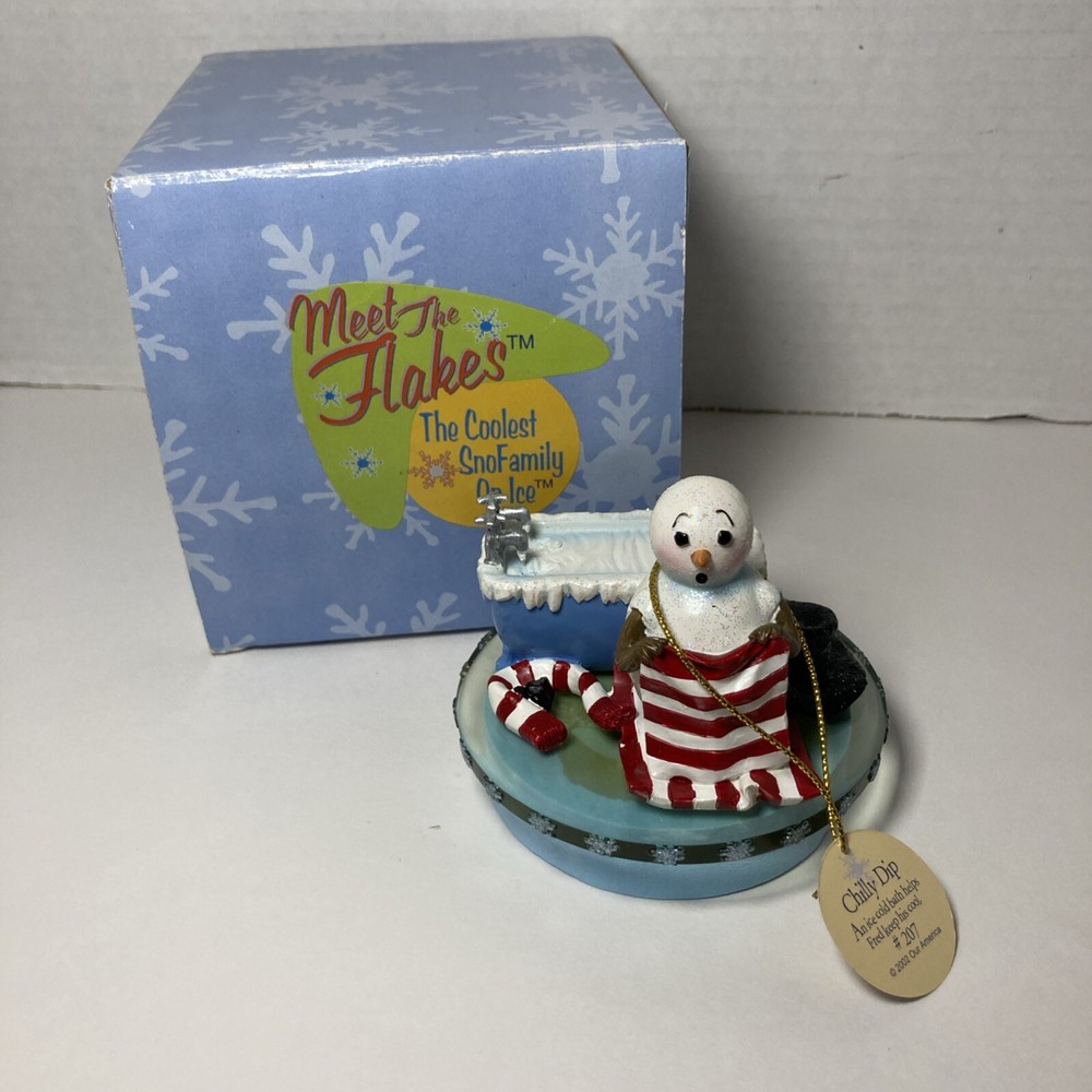 Our America Meet the Flakes Chilly Dip Candle Jar Topper Medium Large 2002