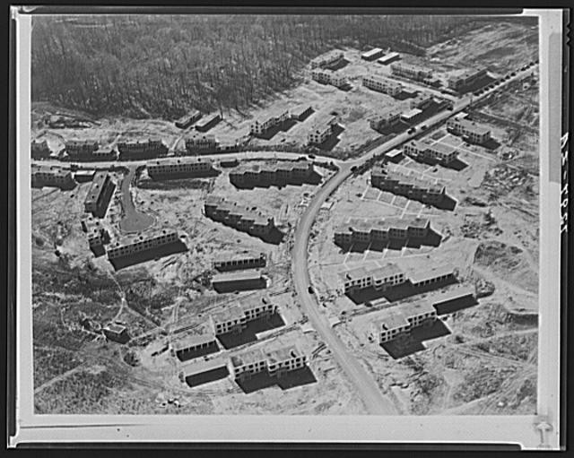 Photo:Greenhills Ohio 1938 Aerial View New Town Housing Development