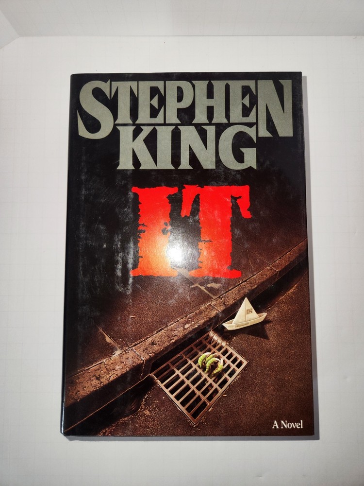 IT by Stephen King (1986, Hardcover) True First Edition, Viking, DJ, Clean