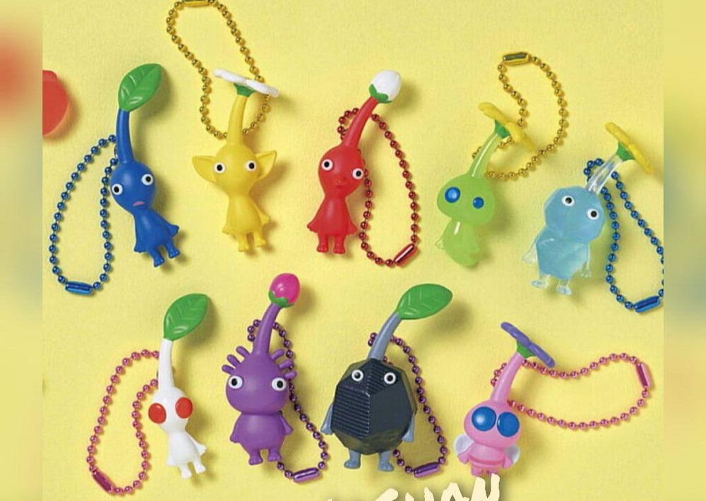 Pikmin Mini Figure Keychain Charm Gummy 2 Complete Set of 9 mascot toy fruit