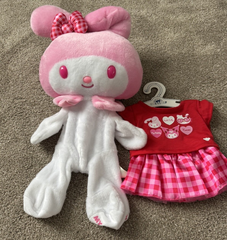 Build-A-Bear Sanrio 2025 Valentine’s Pink My Melody, Unstuffed NWT