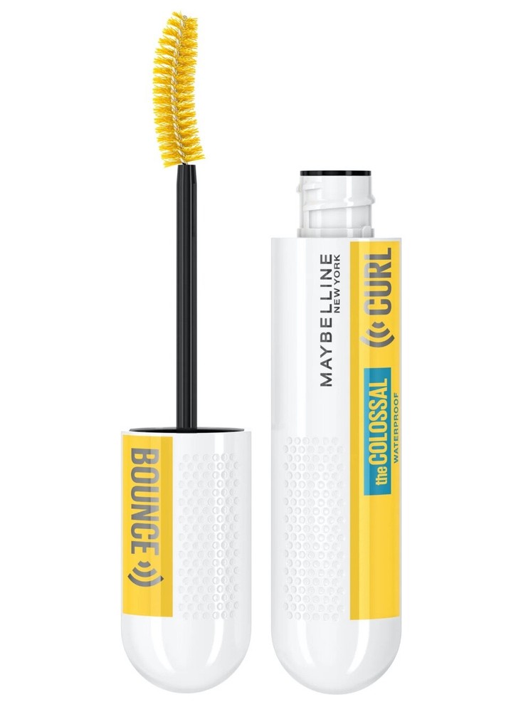 Maybelline Colossal Curl Bouncer Waterproof Mascara 360 Brownish Black for Dramatic Lashes