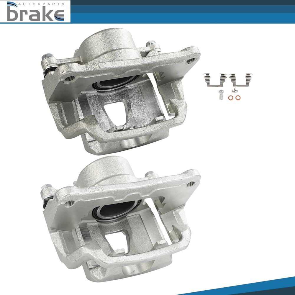 2Pcs Front Brake Calipers with Bracket Compatible with 99-01 Lexus RX300 V6 3.0L
