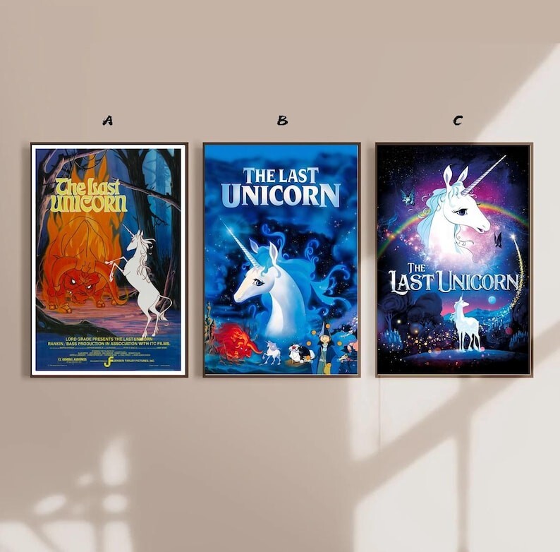 The Last Unicorn 2025 Anime Movie Poster - Official Film Art