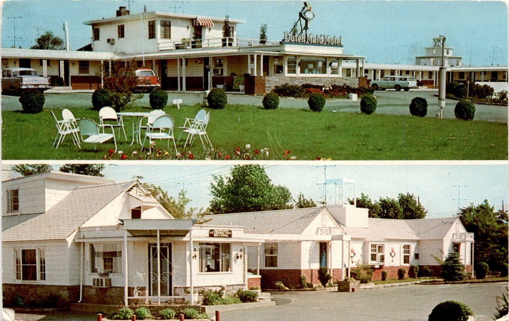 Butch Mald Motel, MARCUS, Doublewood Road, Langhorne, Pennsylvania, Postcard