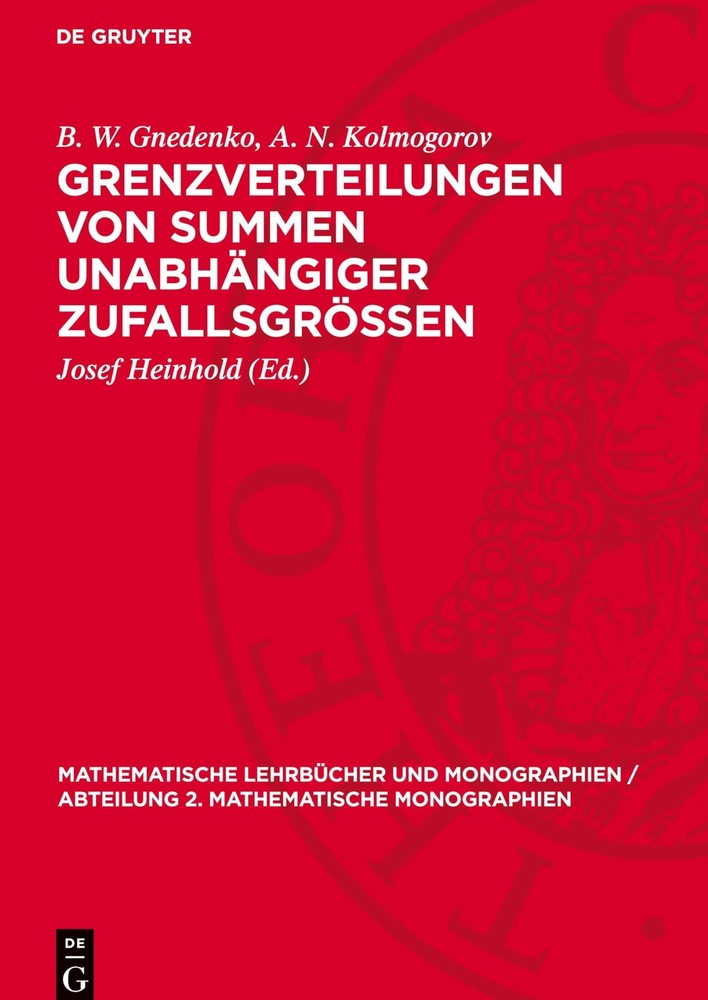 B W Gnedenko A N Ko Grenzverteilungen Von Summen Unabhängiger Zufall (Hardback)Another great item from Rarewaves USA | Free delivery!