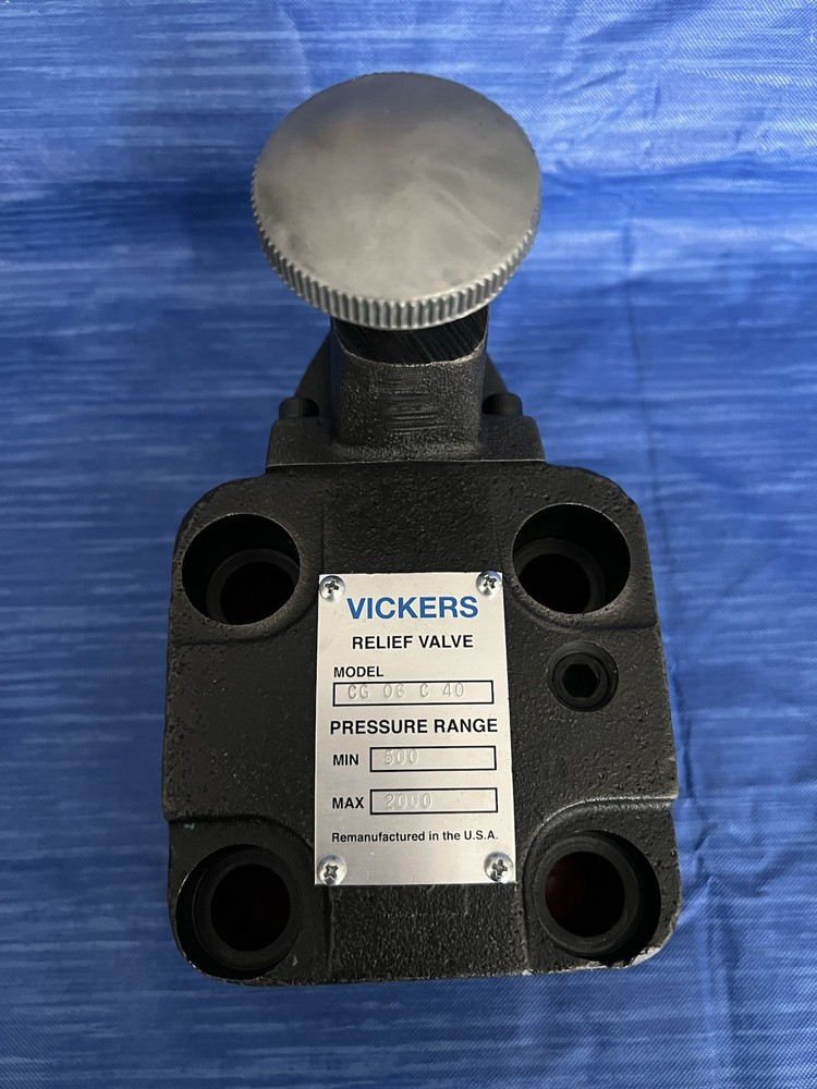 CG06 C 40 Vickers Relief Valve - Reman/Tested - *Free UPS Ground!