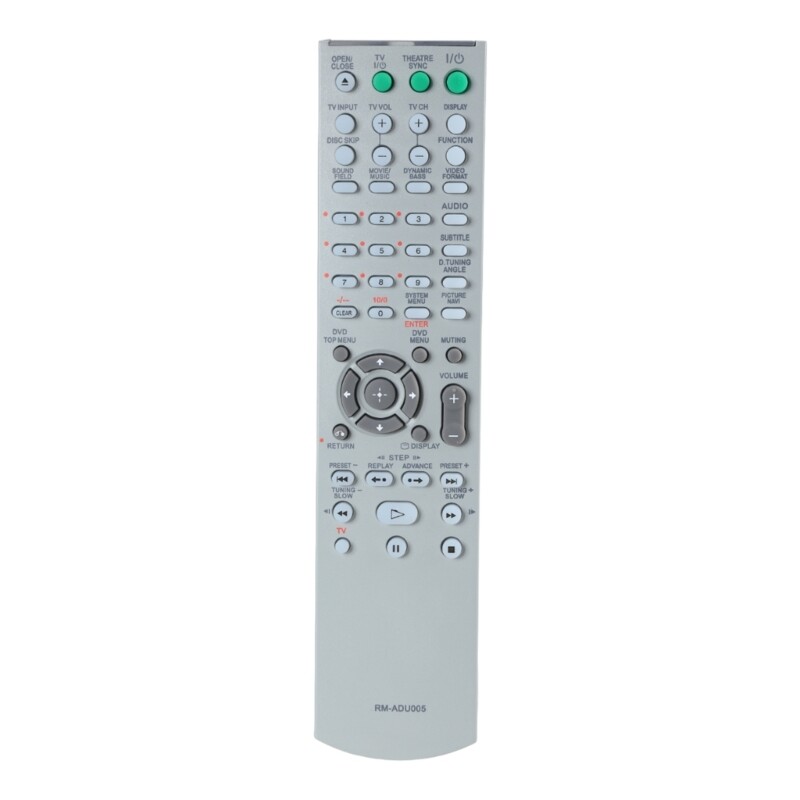 Universal Receiver Remote Control RM-ADU005 Compatible with Sony DAV-DZ20 DZ230 DVD Player Home Theater System