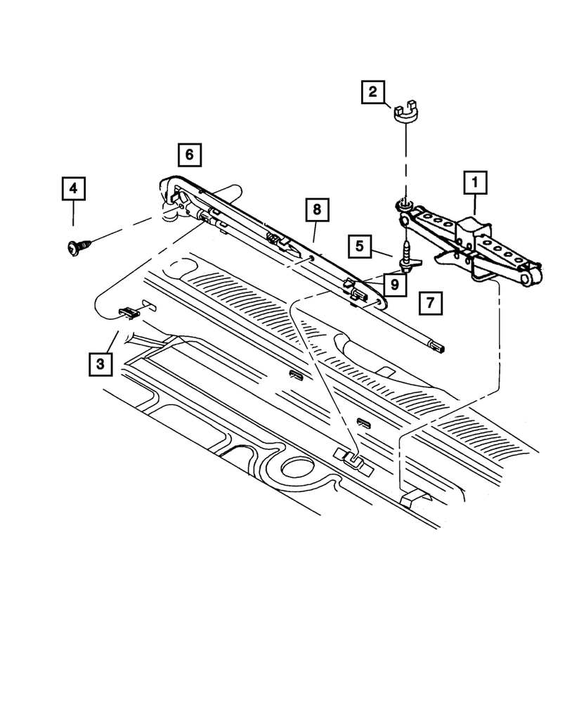Genuine Mopar Jack Handle Extension 52020231AA