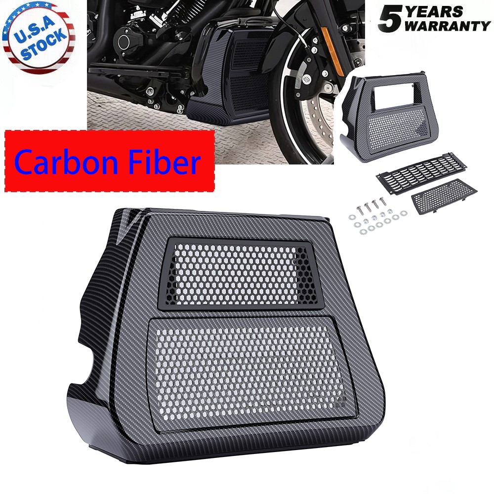 Front Spoilers Radiator Chin Cover For CVO Street Road Glide FLTRXSE 2023-2025