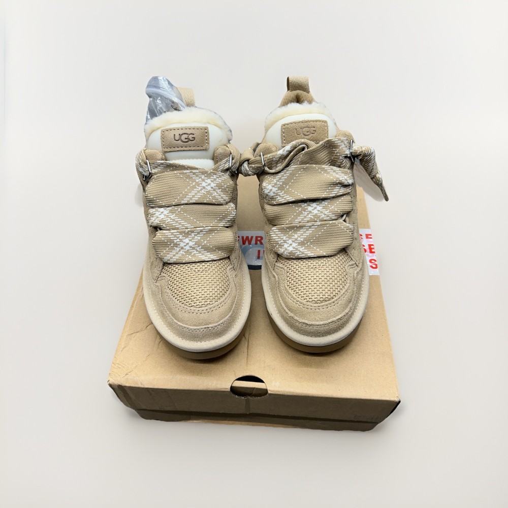 UGG Lowmel Suede Textile Shoes Size 6 Brand New